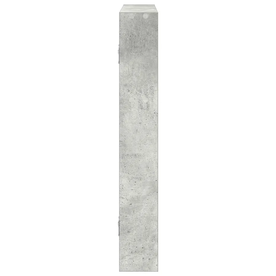 Étagère murale gris béton 43x9x60 cm bois d'ingénierie - 5