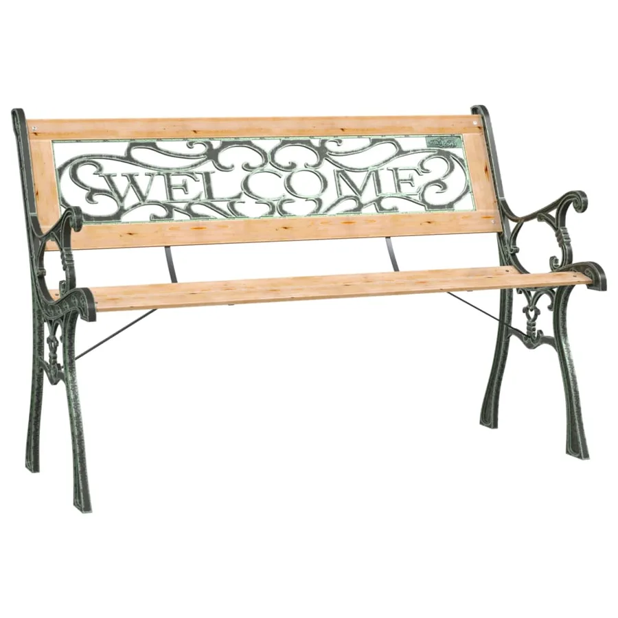 Banc de jardin 122 cm Bois de sapin massif - 2