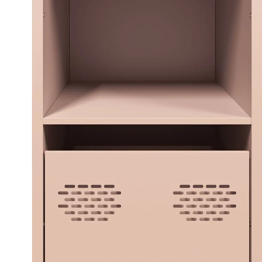Buffet rose 101,5x39x73,5 cm acier laminé à froid - 10