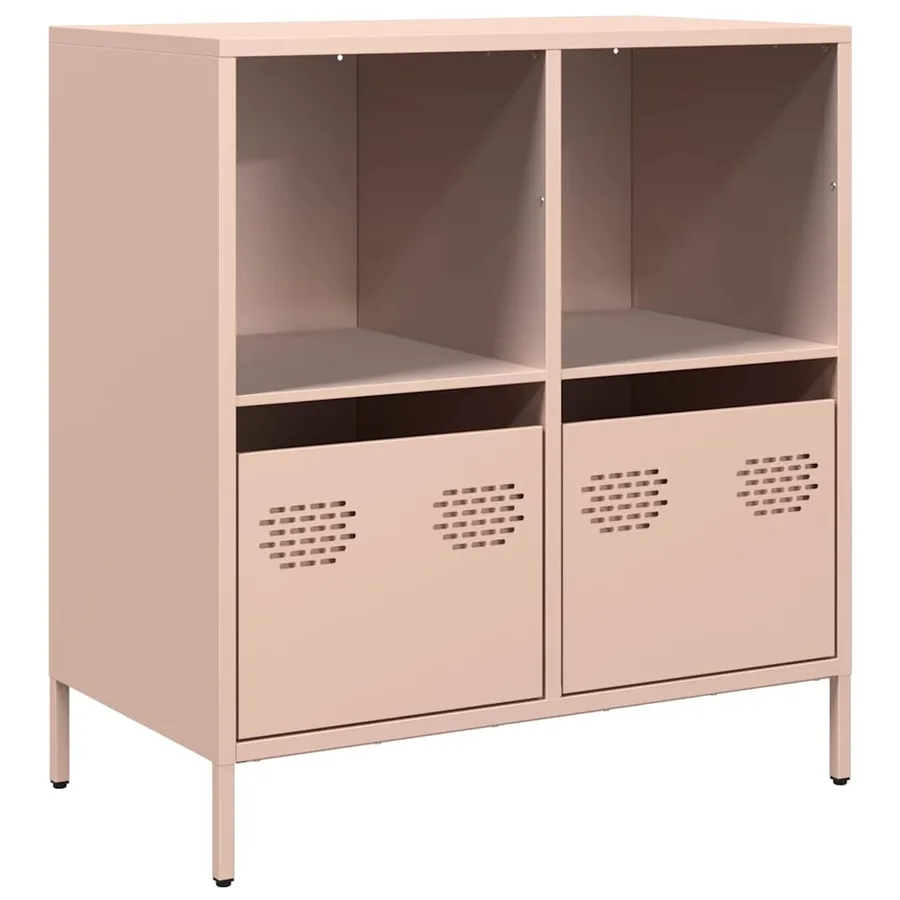 Buffet rose 68x39x73,5 cm acier laminé à froid - 2