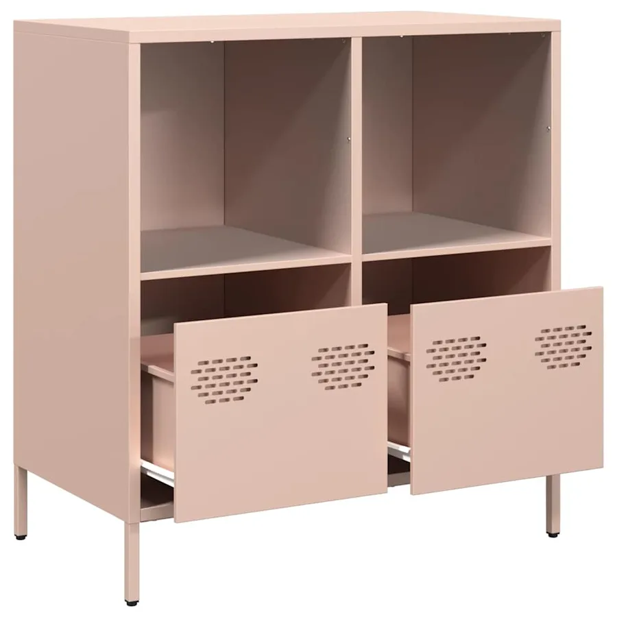 Buffet rose 68x39x73,5 cm acier laminé à froid - 5
