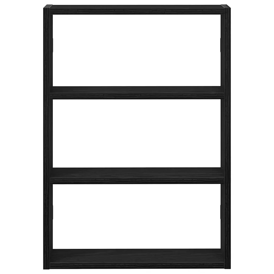 Étagère murale noir 43x9x60 cm bois d'ingénierie - 4