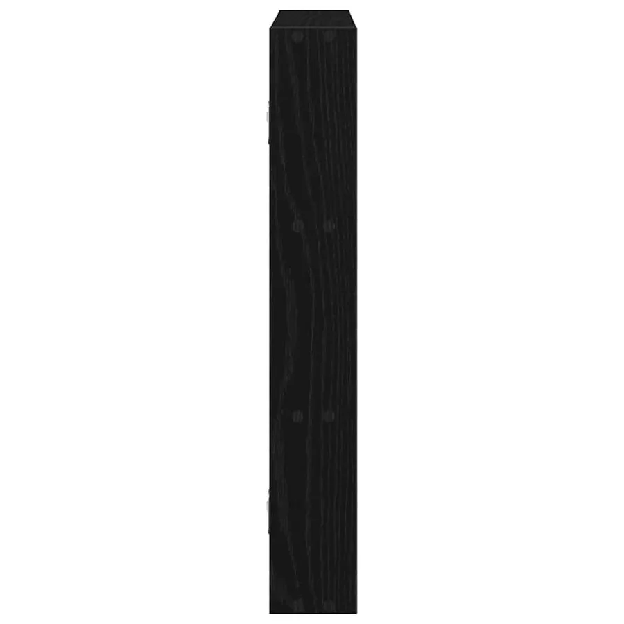 Étagère murale noir 43x9x60 cm bois d'ingénierie - 5