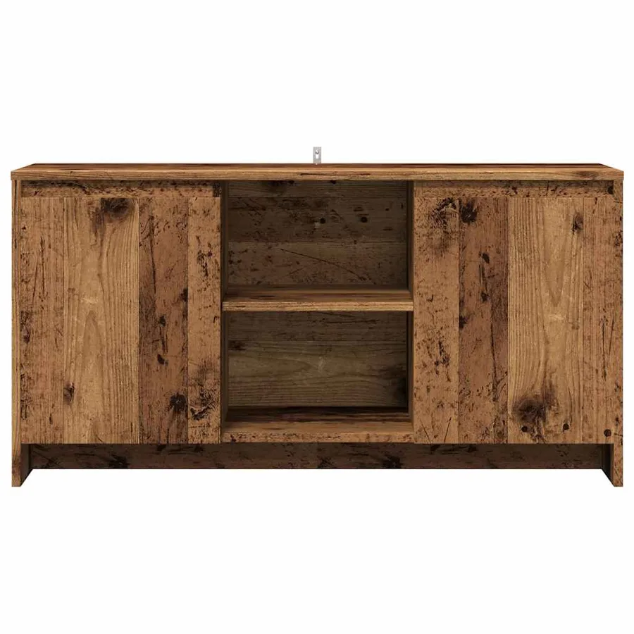 Meuble TV vieux bois 102x37,5x52,5 cm bois d'ingénierie - 4