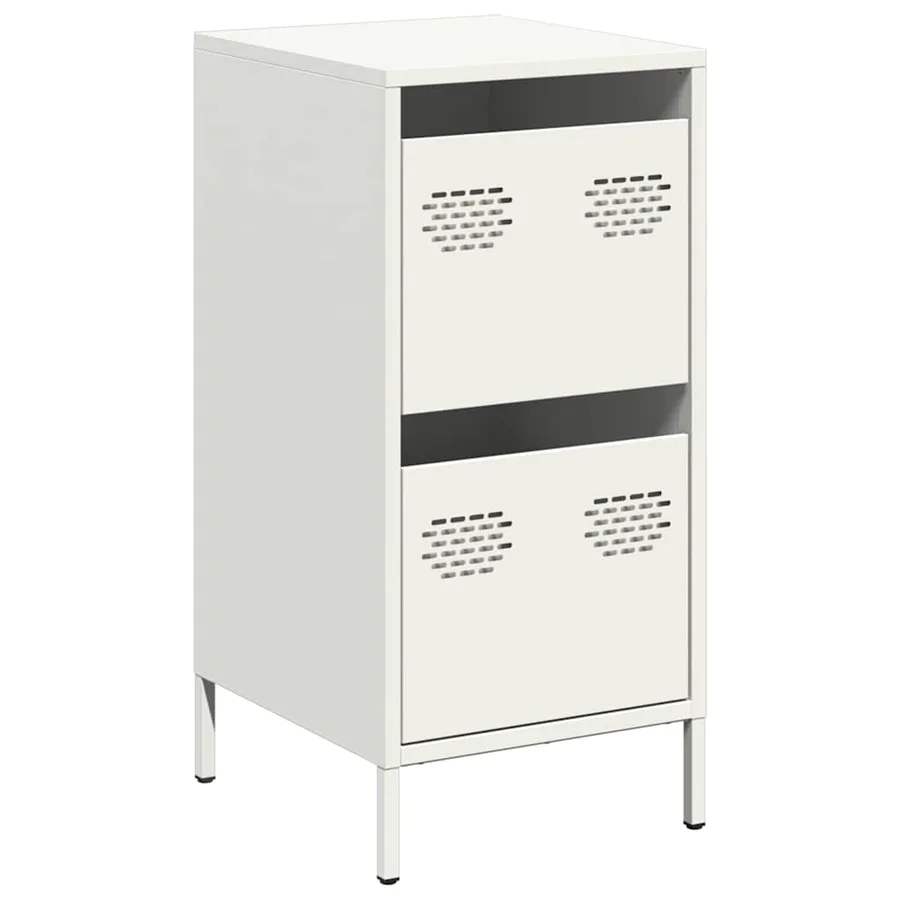 Buffet blanc 35x39x73,5 cm acier laminé à froid - 2
