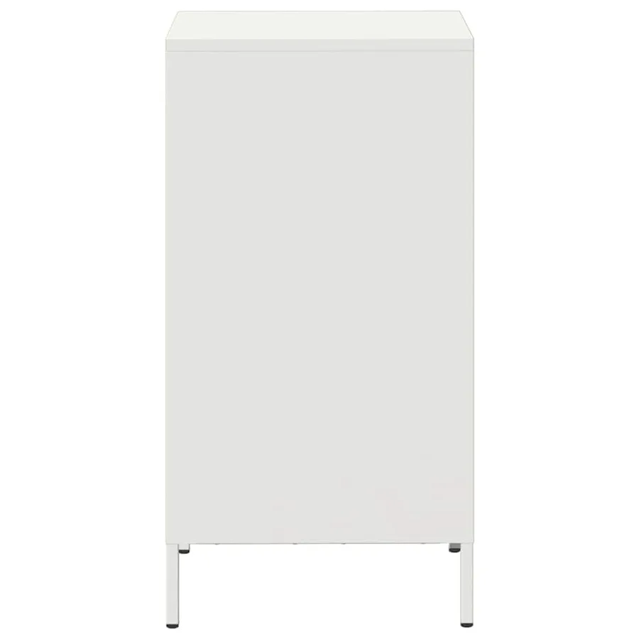 Buffet blanc 35x39x73,5 cm acier laminé à froid - 6
