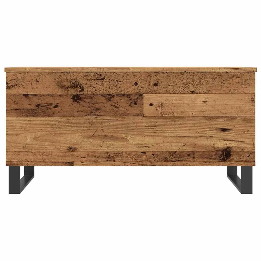 Table basse vieux bois 90x44,5x45 cm bois d'ingénierie - 4