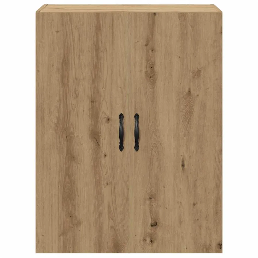 Armoire murale chêne artisanal 69,5x34x90 cm bois d'ingénierie - 5