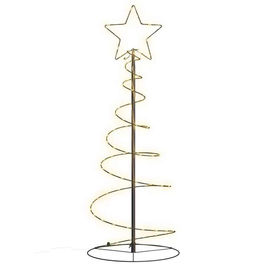Sapin de Noël à LED 80 LED blanc chaud 120 cm - 2