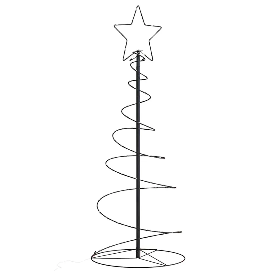 Sapin de Noël à LED 80 LED blanc chaud 120 cm - 3