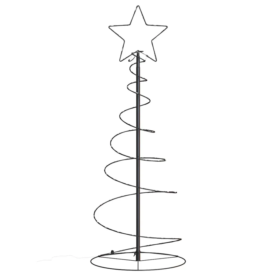 Sapin de Noël à LED 80 LED blanc chaud 120 cm - 4