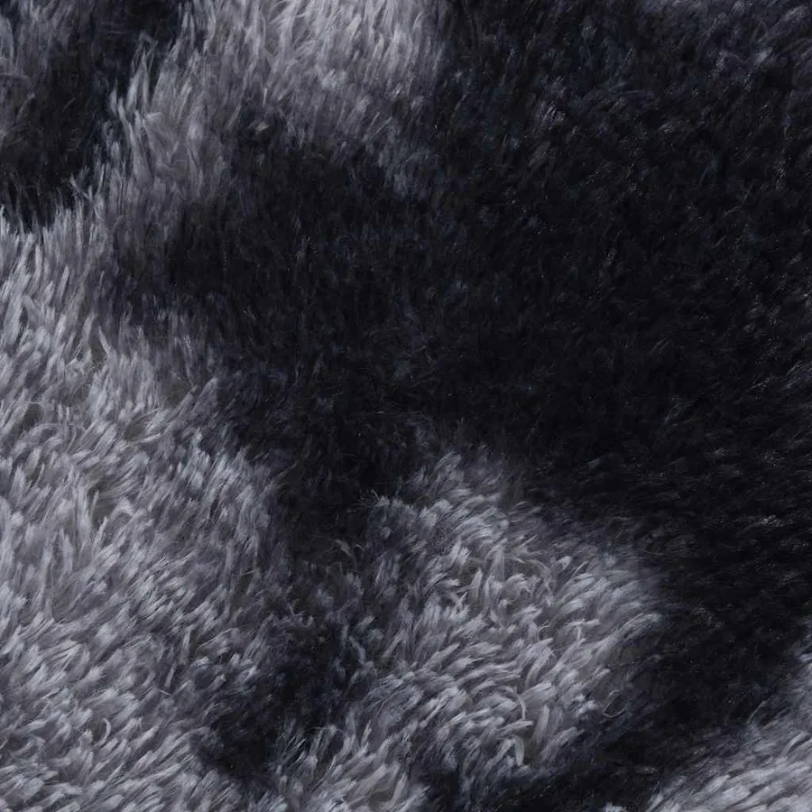 Tapis Shaggy à poils longs NAVARRA gris foncé 60x100 cm - 9