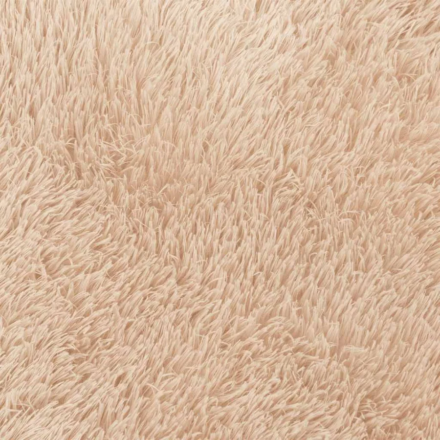 Tapis Shaggy à poils longs NAVARRA beige 130x200 cm polyester - 9