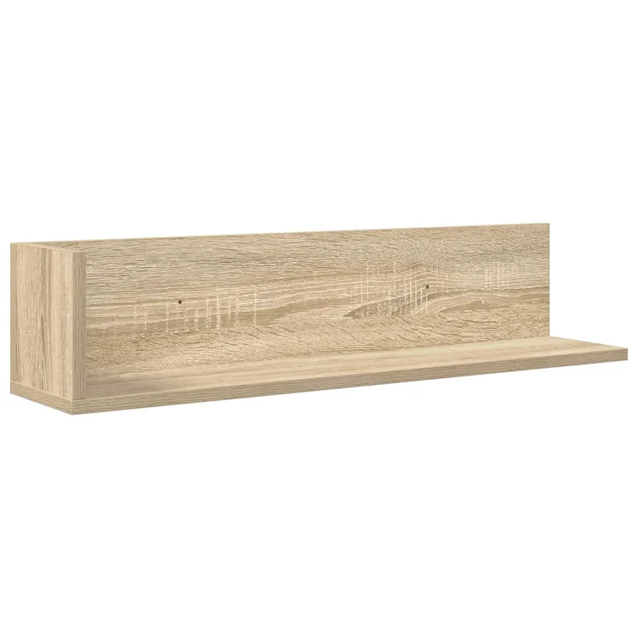 Étagères murales 2 pcs chêne sonoma 75x16,5x16,5 cm - 5