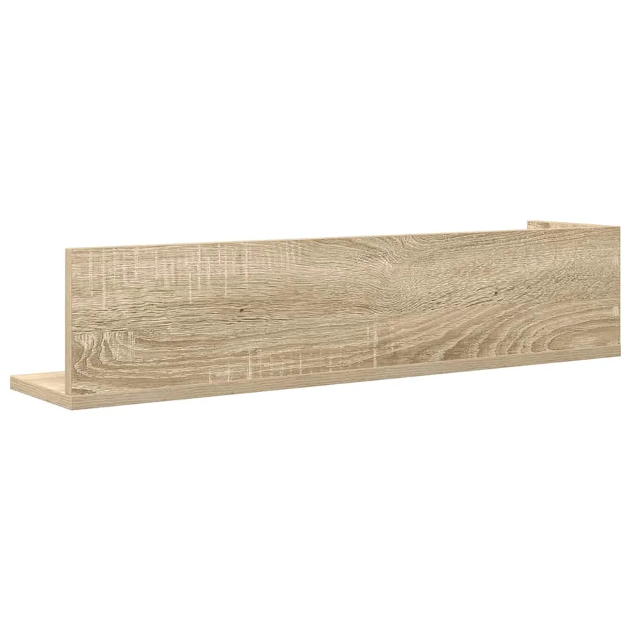 Étagères murales 2 pcs chêne sonoma 75x16,5x16,5 cm - 7