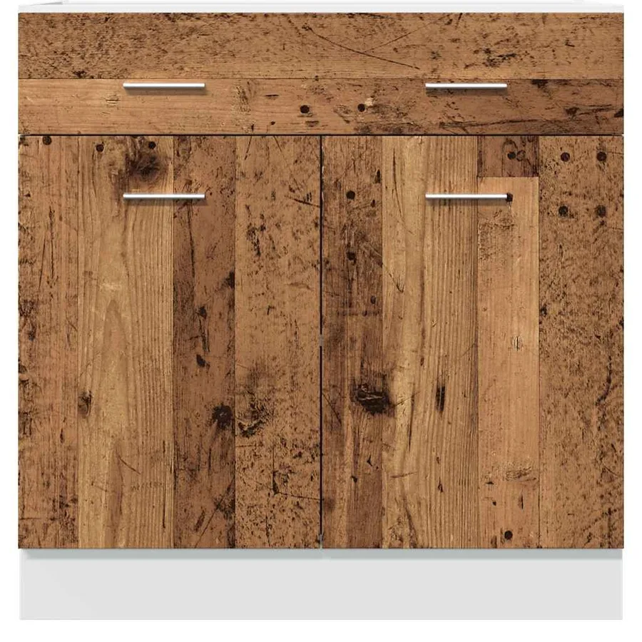 Armoire à tiroirs "Lyon" Bois ancien 80 x 46 x 81,5 cm Bois d'ingénierie - 4
