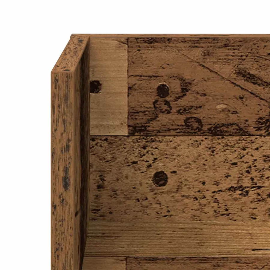 Étagères murales 2pcs vieux bois 75x16,5x16,5cm bois ingénierie - 9