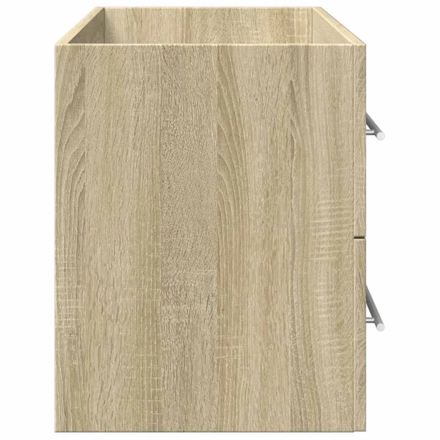 Armoire d'évier Chêne sonoma 100x38,5x48 cm Aggloméré - 6