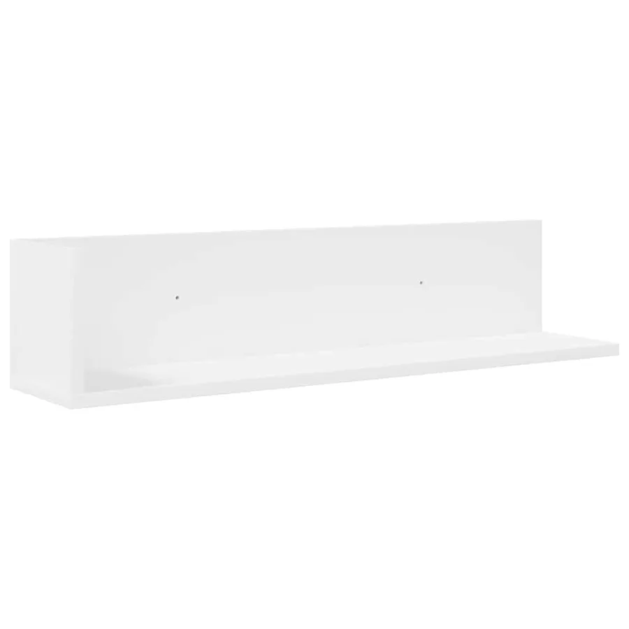 Étagères murales 2 pcs blanc 75x16,5x16,5 cm bois d'ingénierie - 5