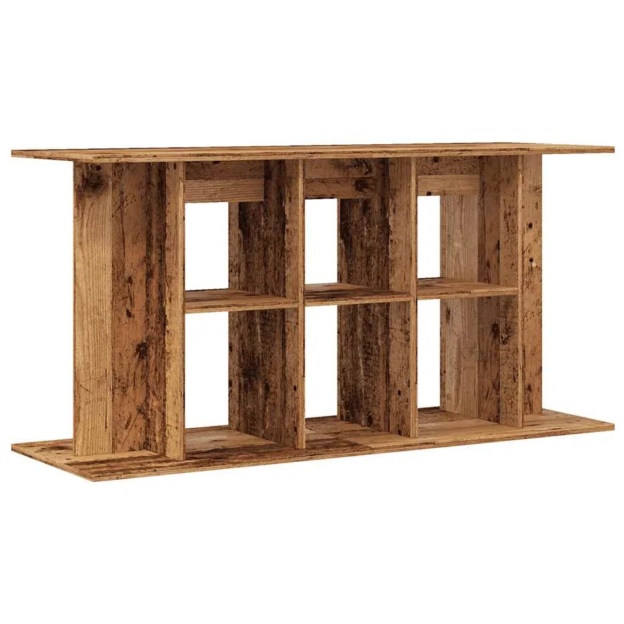 Support pour aquarium vieux bois 120x40x60 cm bois d'ingénierie - 2