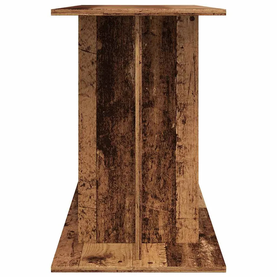 Support pour aquarium vieux bois 120x40x60 cm bois d'ingénierie - 5