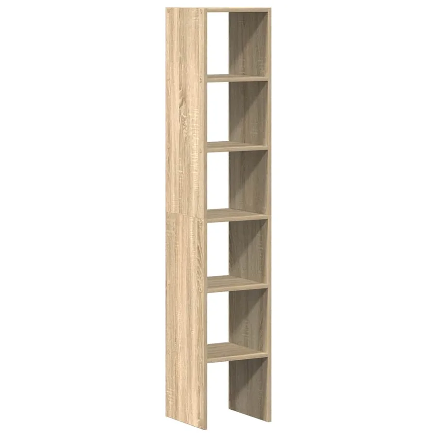 Bibliothèques 2 pcs empilable chêne sonoma bois d'ingénierie - 2