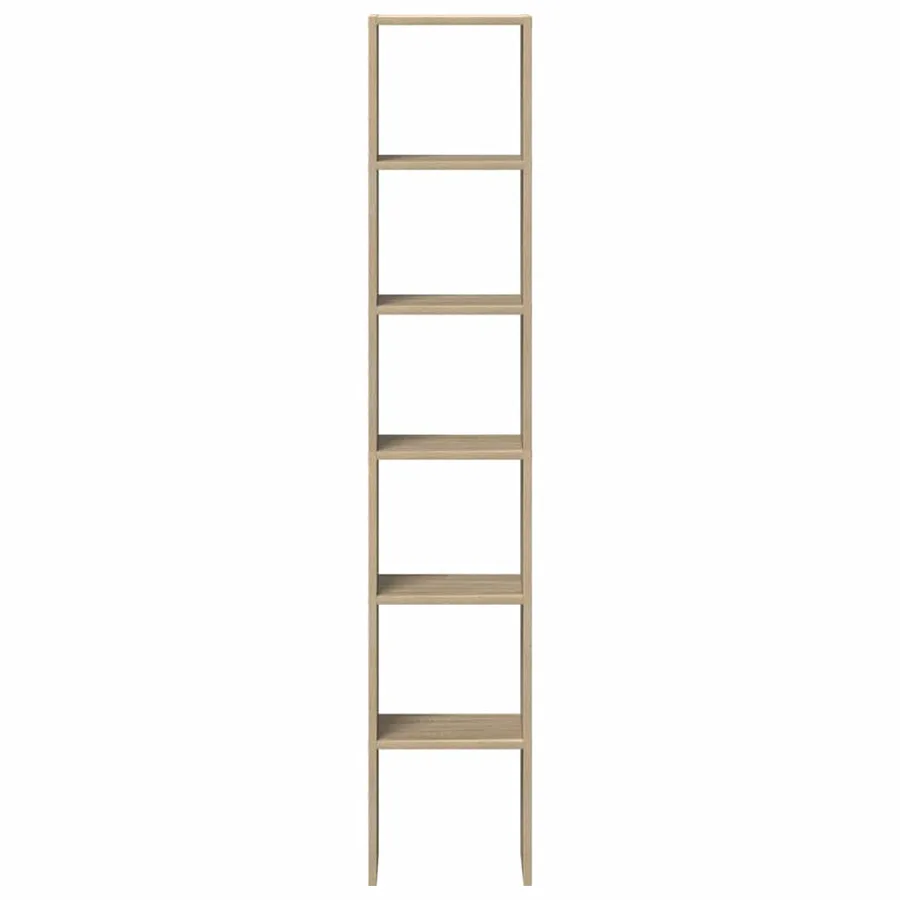 Bibliothèques 2 pcs empilable chêne sonoma bois d'ingénierie - 4
