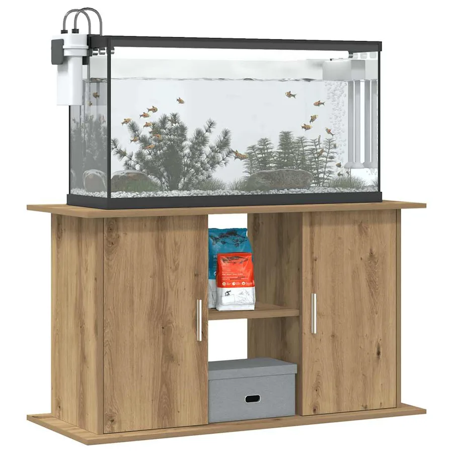 Support d'aquarium Chêne artisanal 101 x 41 x 58 cm Bois d'ingénierie - 3