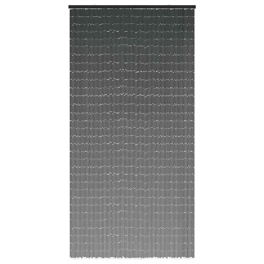 Rideau anti-insectes gris foncé 100x220 cm bambou - 3
