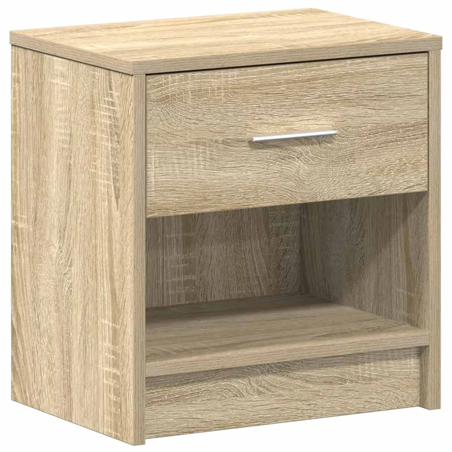 Table de chevet avec tiroir en chêne Sonoma 39x28x41 cm - 2