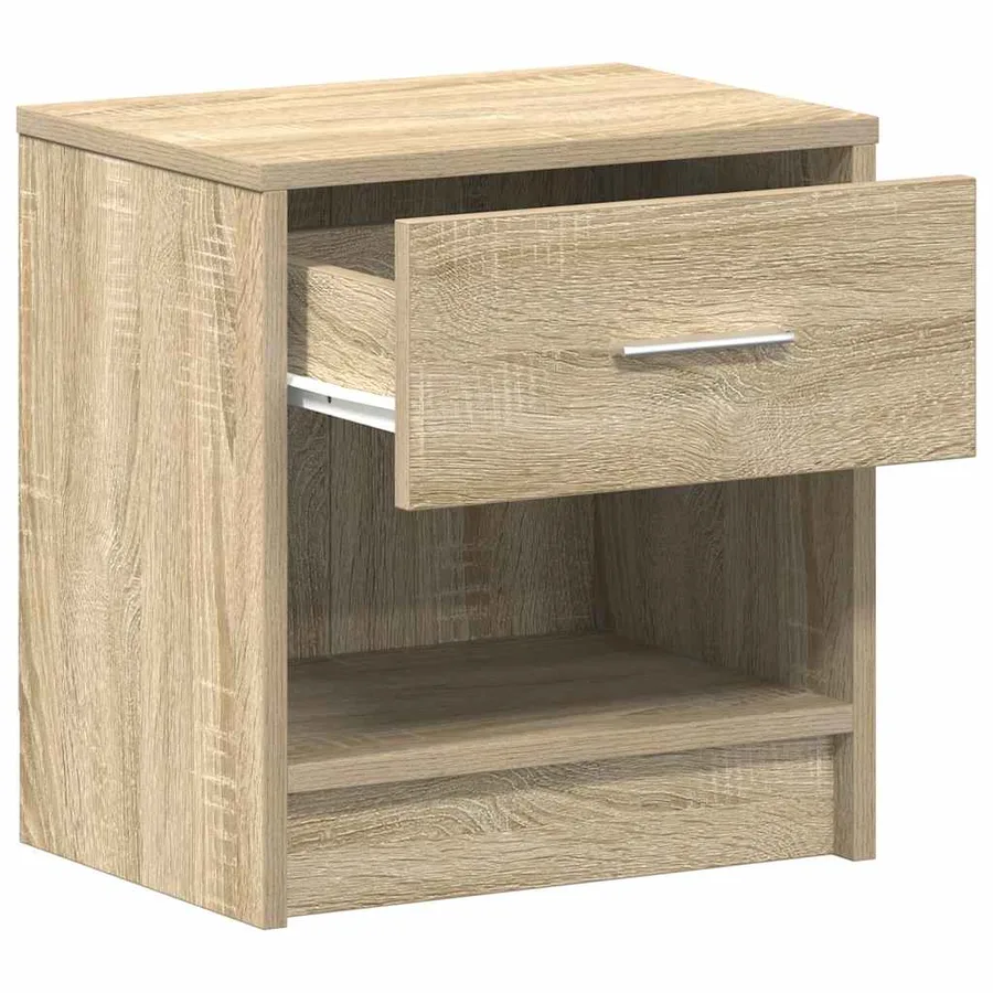 Table de chevet avec tiroir en chêne Sonoma 39x28x41 cm - 5