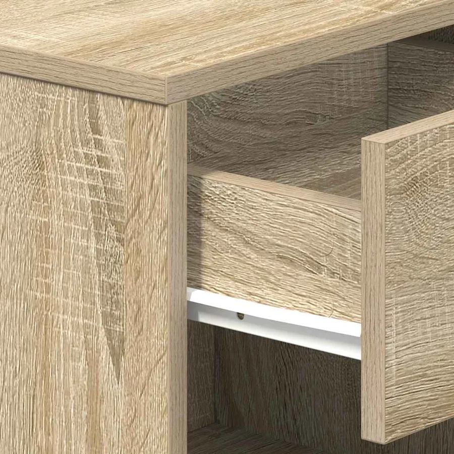 Table de chevet avec tiroir en chêne Sonoma 39x28x41 cm - 9