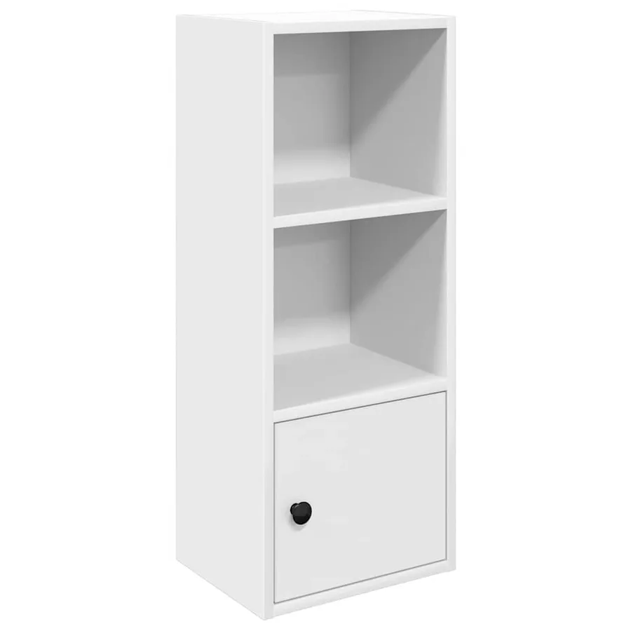 Bibliothèque blanc 31x24x77 cm bois d'ingénierie - 2