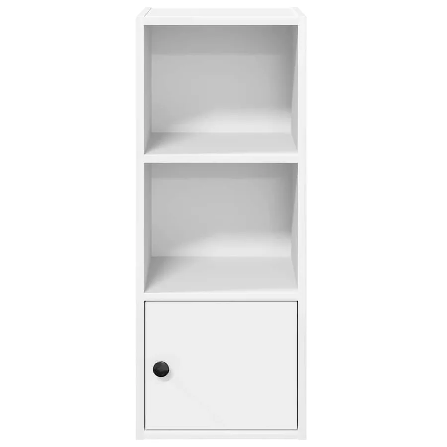 Bibliothèque blanc 31x24x77 cm bois d'ingénierie - 5