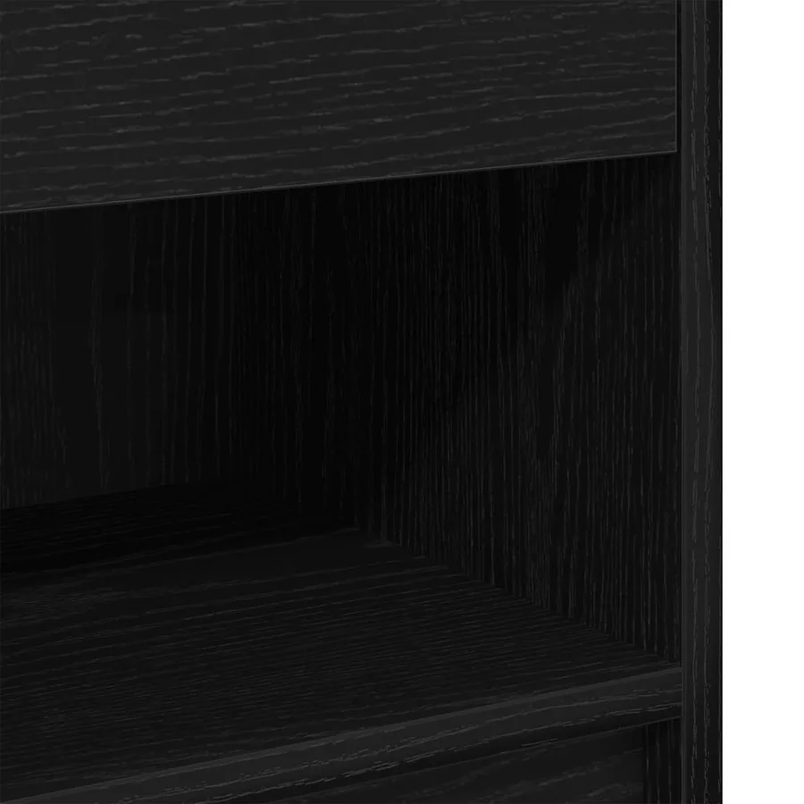Table de chevet avec tiroir noire 39 x 28 x 41 cm - 10