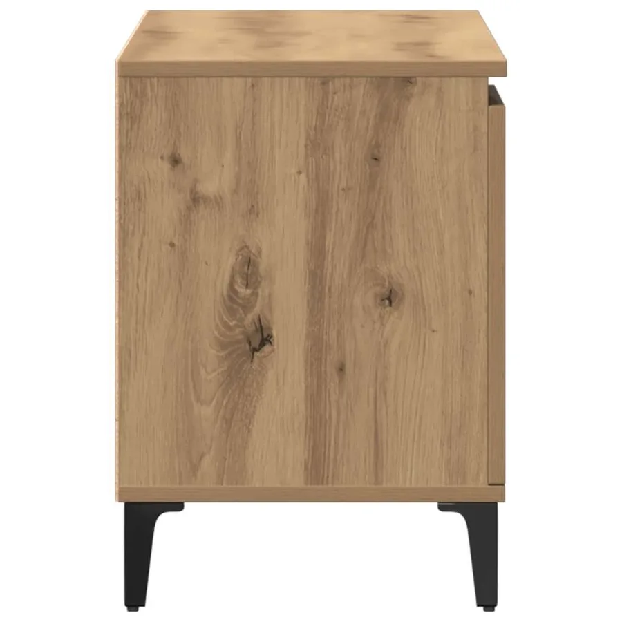 Meuble TV chêne artisanal 102x35x50 cm bois d'ingénierie - 6