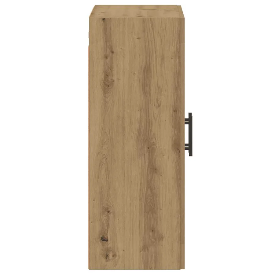 Buffet chêne artisanal 69,5x34x90 cm bois d'ingénierie - 6