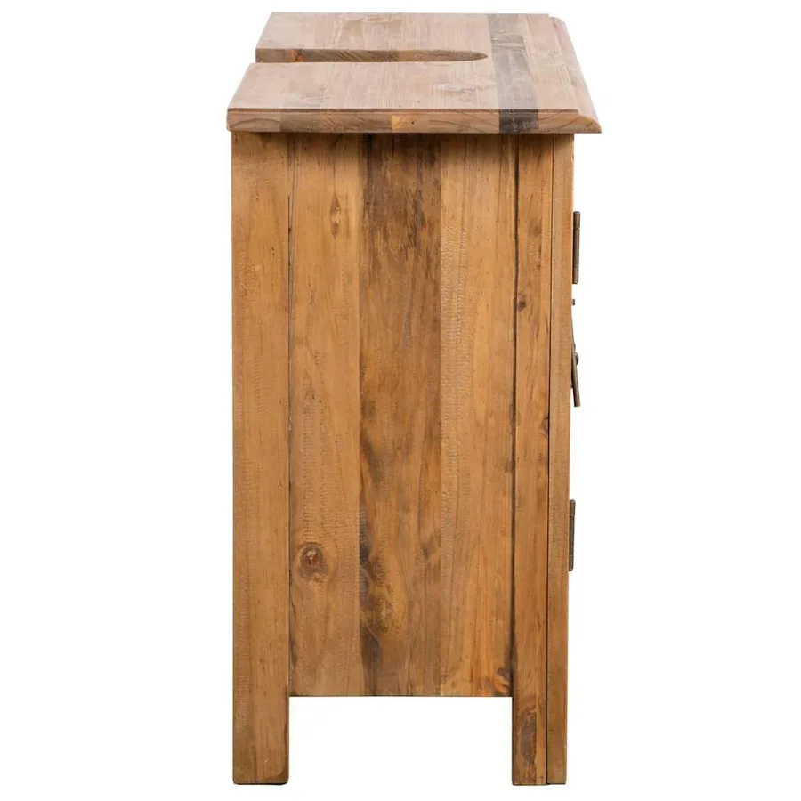 Mobilier de salle de bain Bois de pin massif - 8