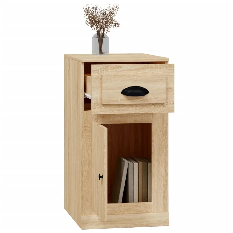 Armoire latérale avec tiroir chêne sonoma 40x50x75 cm - 5