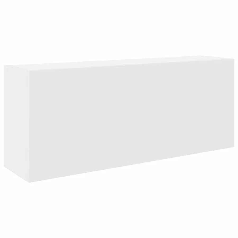 Armoire murale de bain blanc 100x25x40 cm bois d'ingénierie - 2