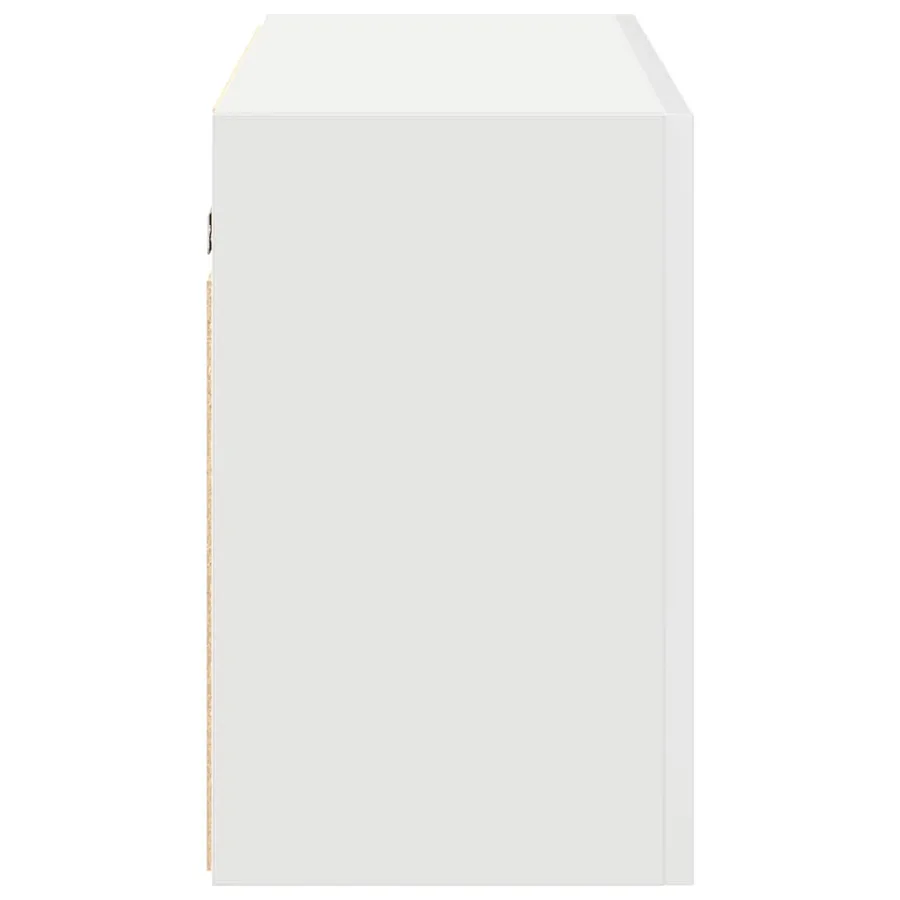 Armoire murale de bain blanc 100x25x40 cm bois d'ingénierie - 7