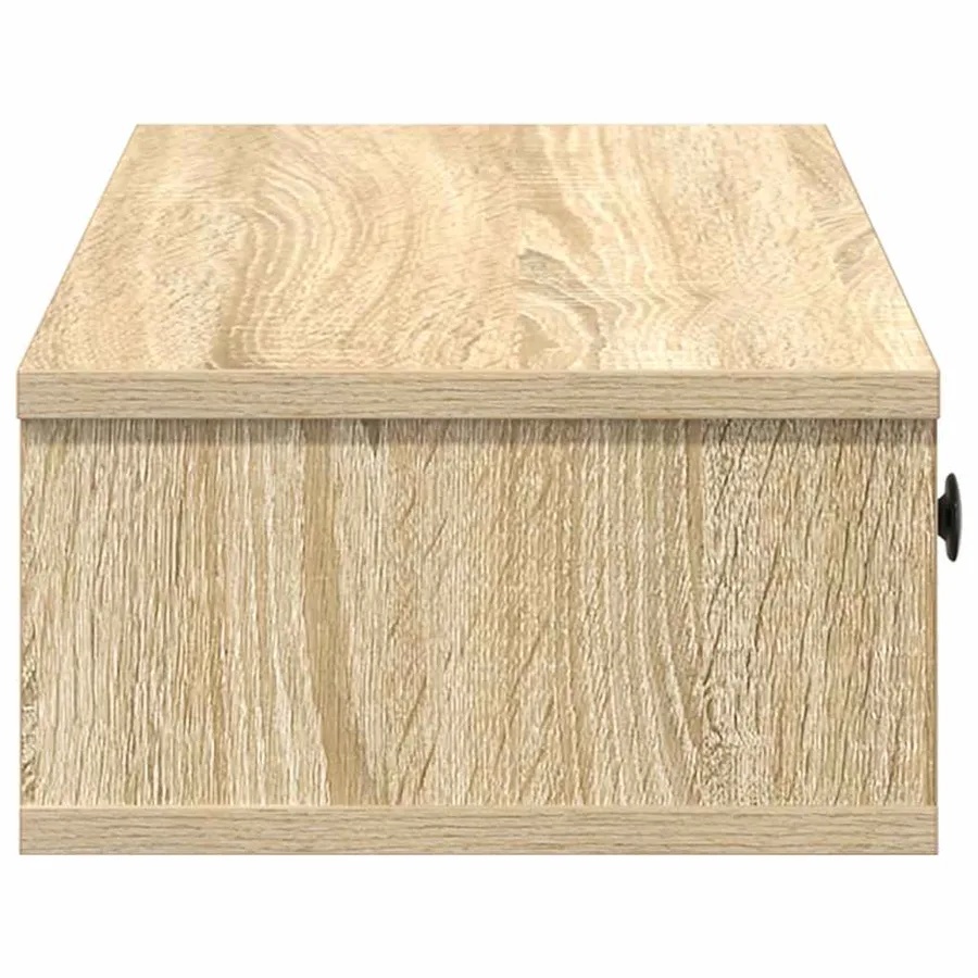 Étagère murale avec tiroirs chêne sonoma bois d'ingénierie - 5
