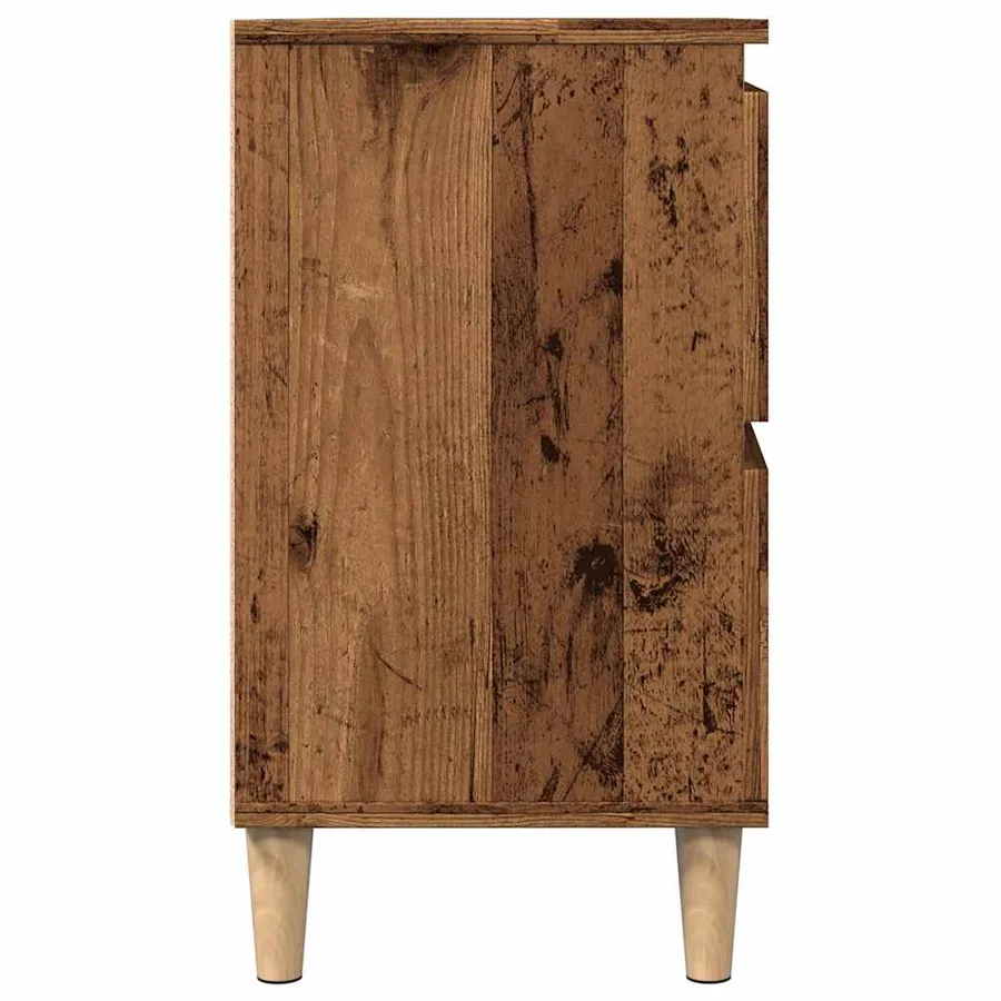 Armoire d'évier vieux bois 80x33x60 cm bois d'ingénierie - 6