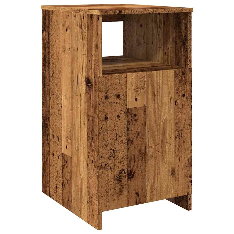 Armoire à tiroirs vieux bois 40x50x76 cm bois d'ingénierie - 7
