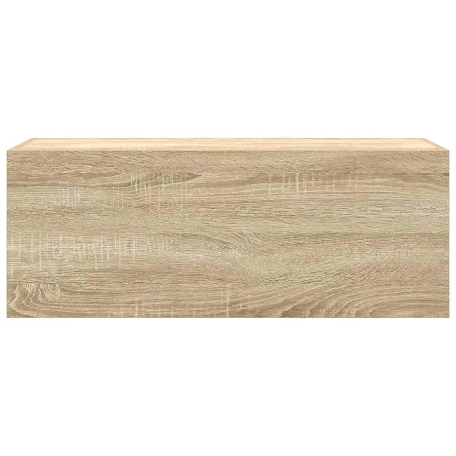 Armoire murale de bain chêne sonoma 80x25x30 cm bois ingénierie - 6