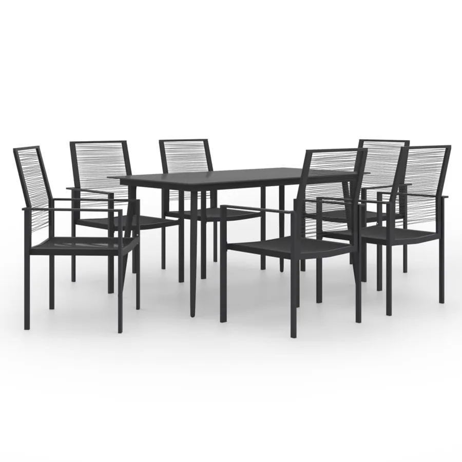 Ensemble à manger de jardin 7 pcs