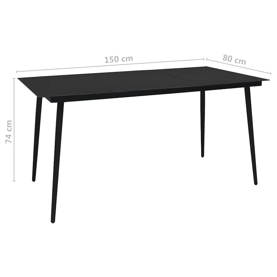 Ensemble à manger de jardin 7 pcs - 13