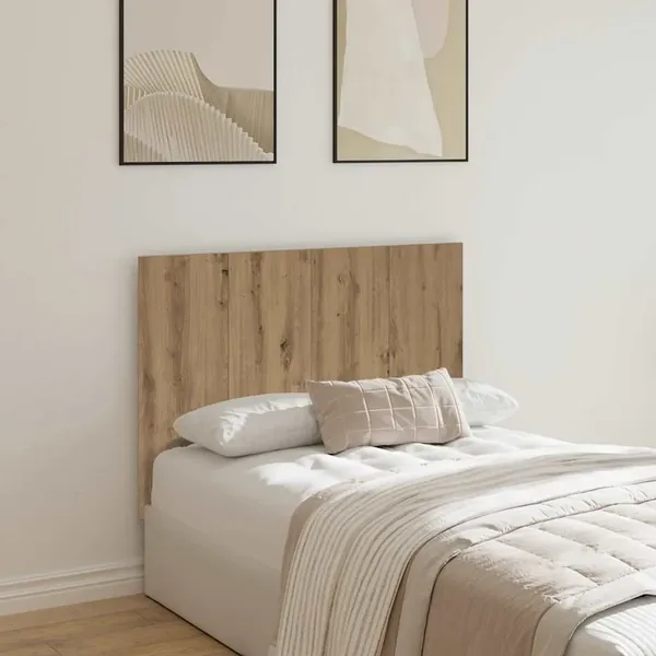 Tête de lit chêne artisanal 120x1,5x80 cm bois d'ingénierie