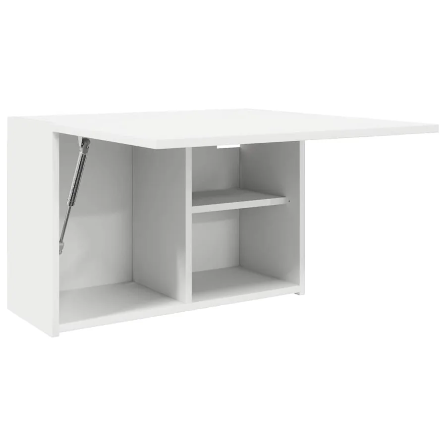 Armoire murale de bain blanc 60x25x40 cm bois d'ingénierie - 5