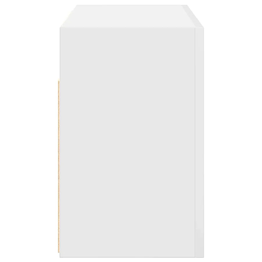 Armoire murale de bain blanc 60x25x40 cm bois d'ingénierie - 7